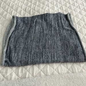 Blue circle scarf